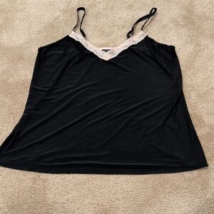 Ambrielle Black and Pink Camisole